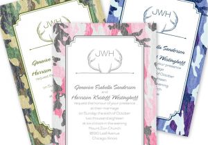 Pink Camouflage Wedding Invitations How to Use Camouflage In Your Wedding