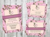 Pink Camouflage Wedding Invitations the Hunt is Over Wedding Invitation W Rsvp or by theinkbasket