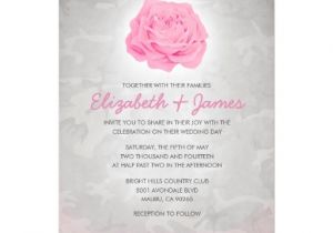 Pink Camouflage Wedding Invitations Trendy Pink Camo Wedding Invitations 5 Quot X 7 Quot Invitation