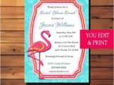 Pink Flamingo Bridal Shower Invitations Pink Flamingo Invitation Pink Flamingo Party Invitation