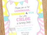 Pink Lemonade Birthday Party Invitations Vintage Lemonade Printable Birthday Invitation Vintage