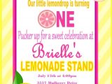 Pink Lemonade Party Invitations Pink Lemonade Birthday Invitation Pink Lemondade Birthday
