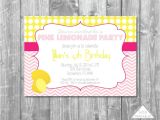 Pink Lemonade Party Invitations Pink Lemonade Party Invitation Lemonade Stand by sosprintables