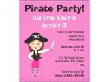 Pink Pirate Party Invitations Pink Pirate Birthday Party Invitation Zazzle