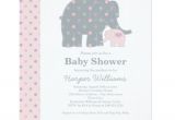 Pink Purple and Gray Baby Shower Invitations Elephant Baby Shower Invitation Purple Pink Gray