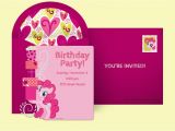 Pinkie Pie Birthday Invitations Free My Little Pony Invitations My Little Pony Line