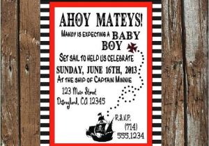 Pirate themed Baby Shower Invitations 20 Pirate Baby Shower Invitations