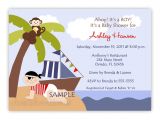 Pirate themed Baby Shower Invitations Baby Pirate for A Girl or Boy Baby Shower Invitation Digital