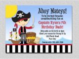 Pirate themed Birthday Party Invitations Pirate Birthday Invitation Pirate Party Birthday Invitation