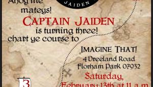 Pirate themed Birthday Party Invitations Pirate Birthday Party Invitations Wording