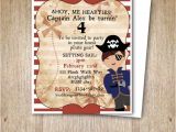 Pirate themed Birthday Party Invitations Pirate theme Birthday Invitation Printable Party Invites
