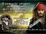 Pirates Of the Caribbean Birthday Party Invitations Pirates Of the Caribbean Birthday Invitation