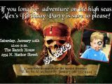 Pirates Of the Caribbean Birthday Party Invitations Pirates Of the Caribbean Birthday Invitations