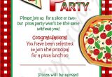 Pizza Birthday Party Invitation Templates Pizza Party Invitations Party Invites