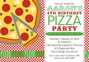 Pizza Party Invitation Template Free Pizza Party Invitation Template