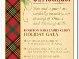 Plaid Christmas Party Invitations Holly On Plaid Holiday Party Invitations Christmas Invitation
