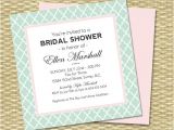 Plain Bridal Shower Invitations Bridal Shower Invitation Baby Shower Birthday Simple
