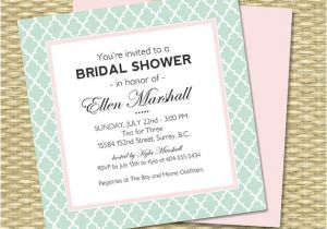 Plain Bridal Shower Invitations Bridal Shower Invitation Baby Shower Birthday Simple