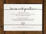 Plain White Wedding Invitations Simple and Elegant Wedding Invitation Card with Plain
