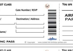 Plane Ticket Wedding Invitation Template Free Free Printable Airline Ticket Airline Ticket Invitation