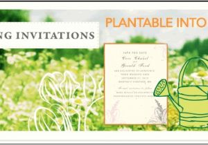 Plantable Wedding Invitations Cheap Plantable Wedding Invitations Seeded Paper Invitations