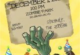Plants Vs Zombies Party Invitation Template Zombie Party Invitation Templates