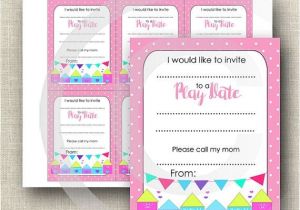 Playdate Birthday Party Invitations 14 Best Images About Playdate On Pinterest Cas Flats