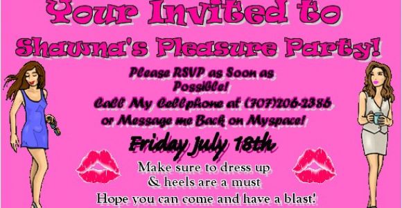 Pleasure Party Invitations Invitations Pleasure Party by Anonymous July 06 2008