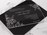Plexiglass Invitations Wedding Acrylic Wedding Invitations Blossom Design