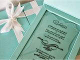 Plexiglass Invitations Wedding Wedding Trend Plexiglass and Acrylic Wedding Stationery