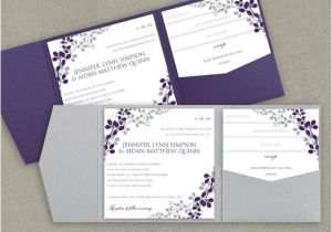 Pocketfold Wedding Invitation Template 6×6 Pocket Wedding Invitation Template Set by Karmakweddings