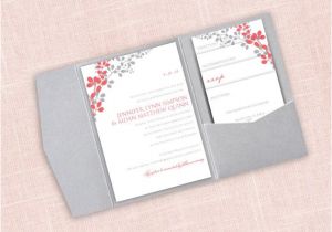 Pocketfold Wedding Invitation Template Pocket Wedding Invitation Template Set Download by