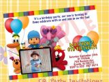 Pocoyo Birthday Party Invitations Pocoyo Birthday Invitation Printable by Meprintanddesing