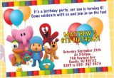 Pocoyo Birthday Party Invitations Pocoyo Birthday Invitation Printable
