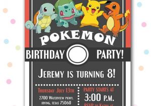 Pokemon Wedding Invitations Pokemon Party Invitations Ideas Party Xyz