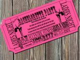 Pole Party Invitations Items Similar to Pole Dancing Bachelorette Party Ticket