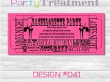 Pole Party Invitations Pole Dancing Bachelorette Party Ticket by Partytreatment