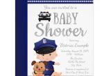 Police Baby Shower Invitations Cute Police Baby Shower Invitation Boy Baby Shower