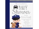 Police Baby Shower Invitations Cute Police Baby Shower Invitation Boy Baby Shower