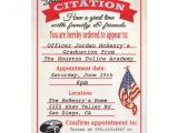 Police Party Invitation Templates Police Academy Graduation Invitations Template Best