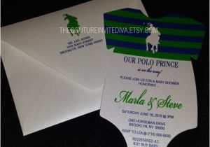 Polo Baby Shower Invitations Polo Prince Baby Shower Invitation Polo Prince Esie Baby