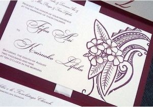 Polynesian Wedding Invitations Beautiful Polynesian Wedding Invitations Made by Gekd