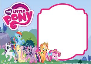 Pony Party Invitation Templates My Little Pony Birthday Invitation Template Equestria