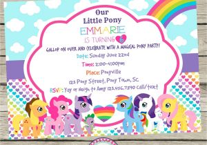 Pony Party Invitation Templates My Little Pony Invitation Template Resume Builder