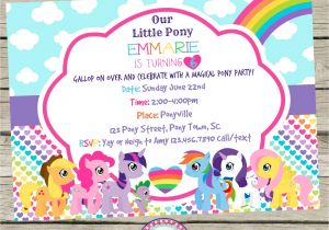 Pony Party Invites Free Printable 7 Best Images Of My Little Pony Template Printables My