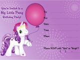Pony Party Invites Free Printable My Little Pony Invitation Free Printable