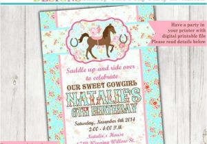 Pony Party Invites Free Printable Pony Invitation Horse Invitation Cowgirl Invitation
