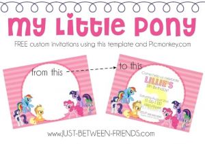 Pony Party Invites Free Printable Printable Pony Party Invitation