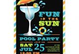 Pool Party Invitation Ideas for Adults Adult Fun In Sun Pool Party Cocktail Invitation 5" X 7