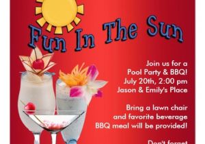 Pool Party Invitation Ideas for Adults Adult Pool Party Bbq Announcements